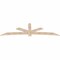 Ekena Millwork Alberta Smooth Timber Gable Bracket, Douglas Fir, 108"W x 31 1/2"H x 1 1/2"D x 5 1/2"F, 7/12 Pitch GBW108X31X0206ALB00SDF - alternate 2